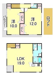 笠松通7丁目一戸建の物件間取画像